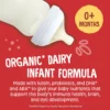Earth's Best Organic Dairy Powder Baby Formula with Iron DHA & ARA, 21 oz Canister - Image 3
