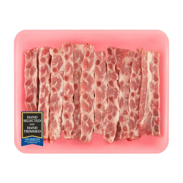 Pork Rib Pieces Bone-In, 2.2 - 3.7 lb Tray