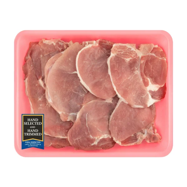Pork Assorted Loin Chops Thin Bone-In, 2.0 - 3.8 lb Tray