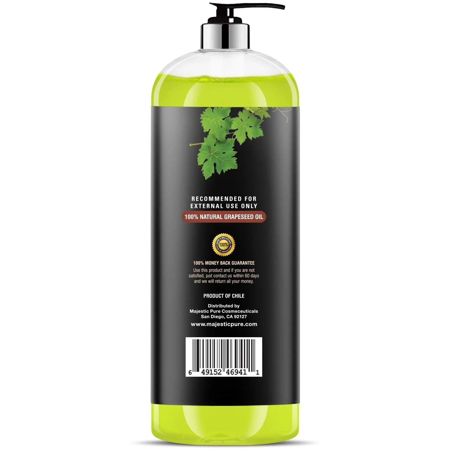 Majestic Pure Grapeseed Oil 16 fl oz - Image 6