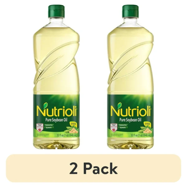 Nutrioli Pure Soybean Oil, 32 fl oz (2 pack)