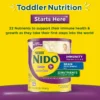 Nestlé NIDO Lacto-Ease Toddler Milk Beverage Powder Mix, Reduced Lactose, 22 Servings per Container, 132 Total Servings, 6 Pack 28.1 oz - Image 2