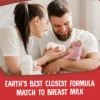 Earth's Best Organic Dairy Powder Baby Formula with Iron DHA & ARA, 21 oz Canister - Image 6