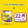 Nestlé NIDO Lacto-Ease Toddler Milk Beverage Powder Mix, Reduced Lactose, 22 Servings per Container, 132 Total Servings, 6 Pack 28.1 oz - Image 4