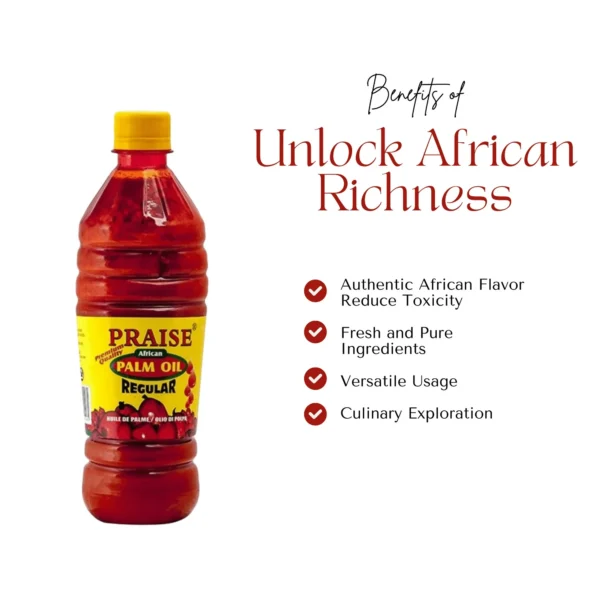 Praise African Palm Oil 500 mL | Regular