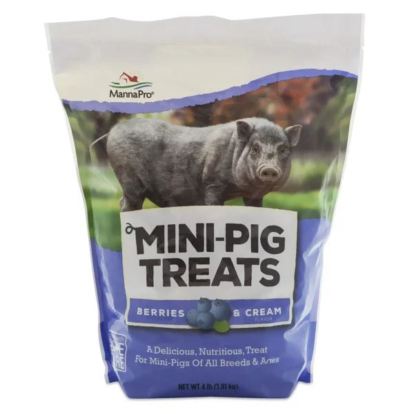 Manna Pro Mini Pig Treats - Berries and Cream Flavor, 4 lbs.
