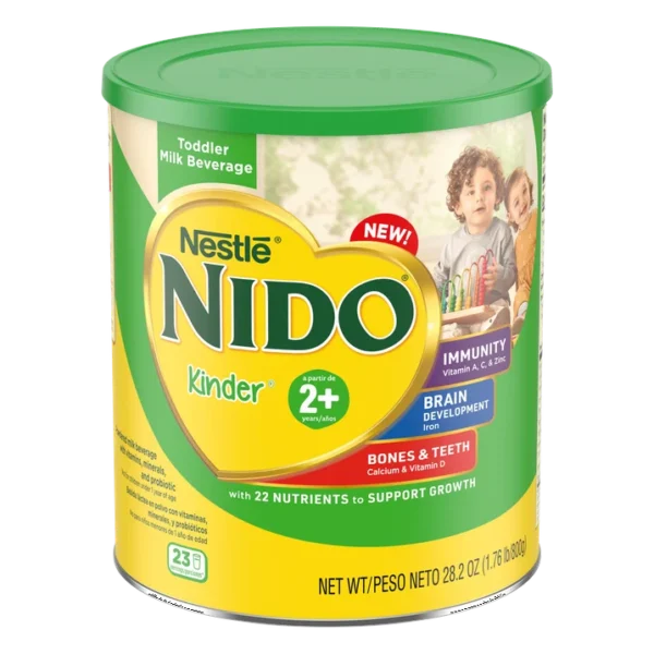 NESTLE NIDO 2+ Years Toddler Milk Powder Beverage 1.76lb(800g) Container
