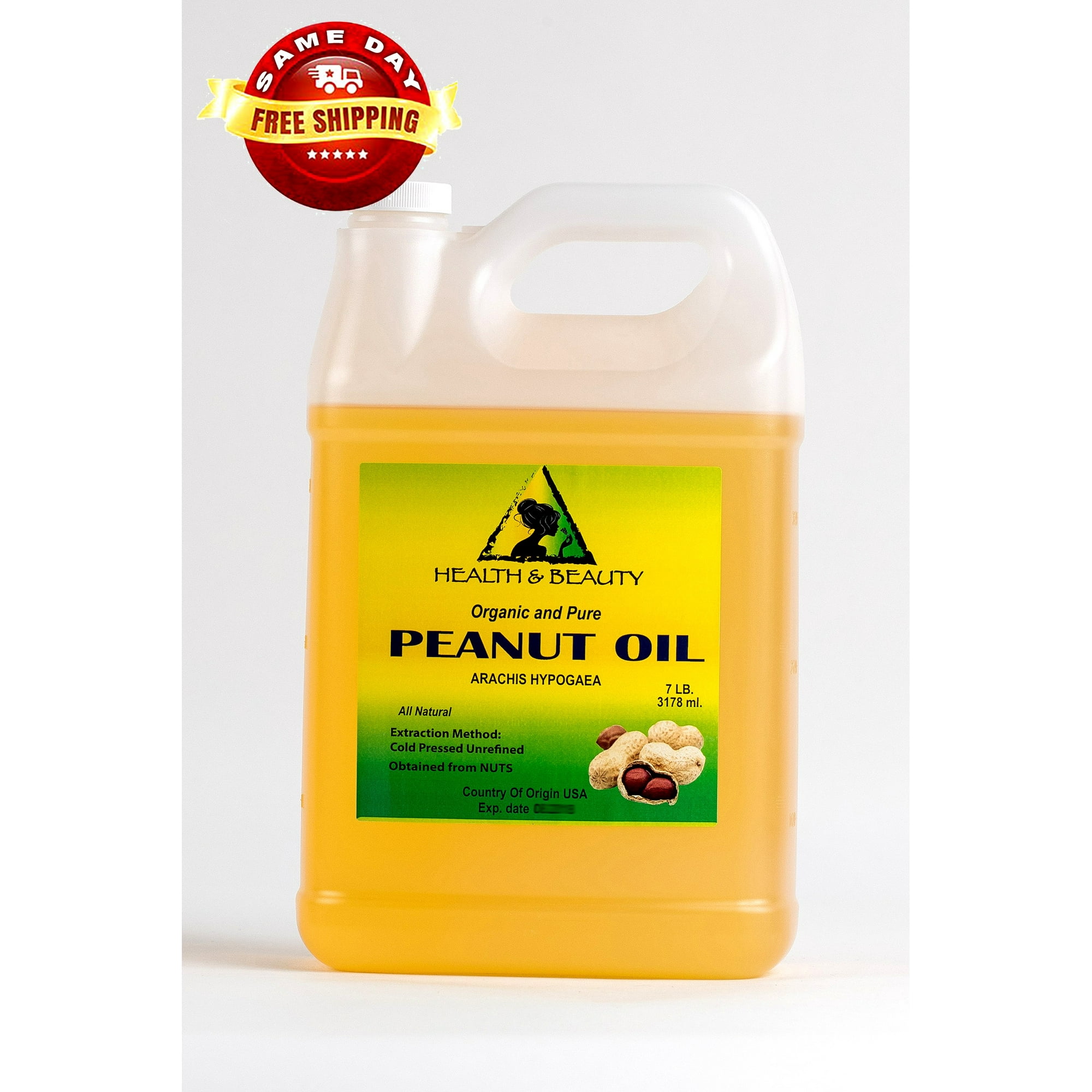 Peanut oil unrefined organic carrier cold pressed virgin raw pure 7 lb - Image 3