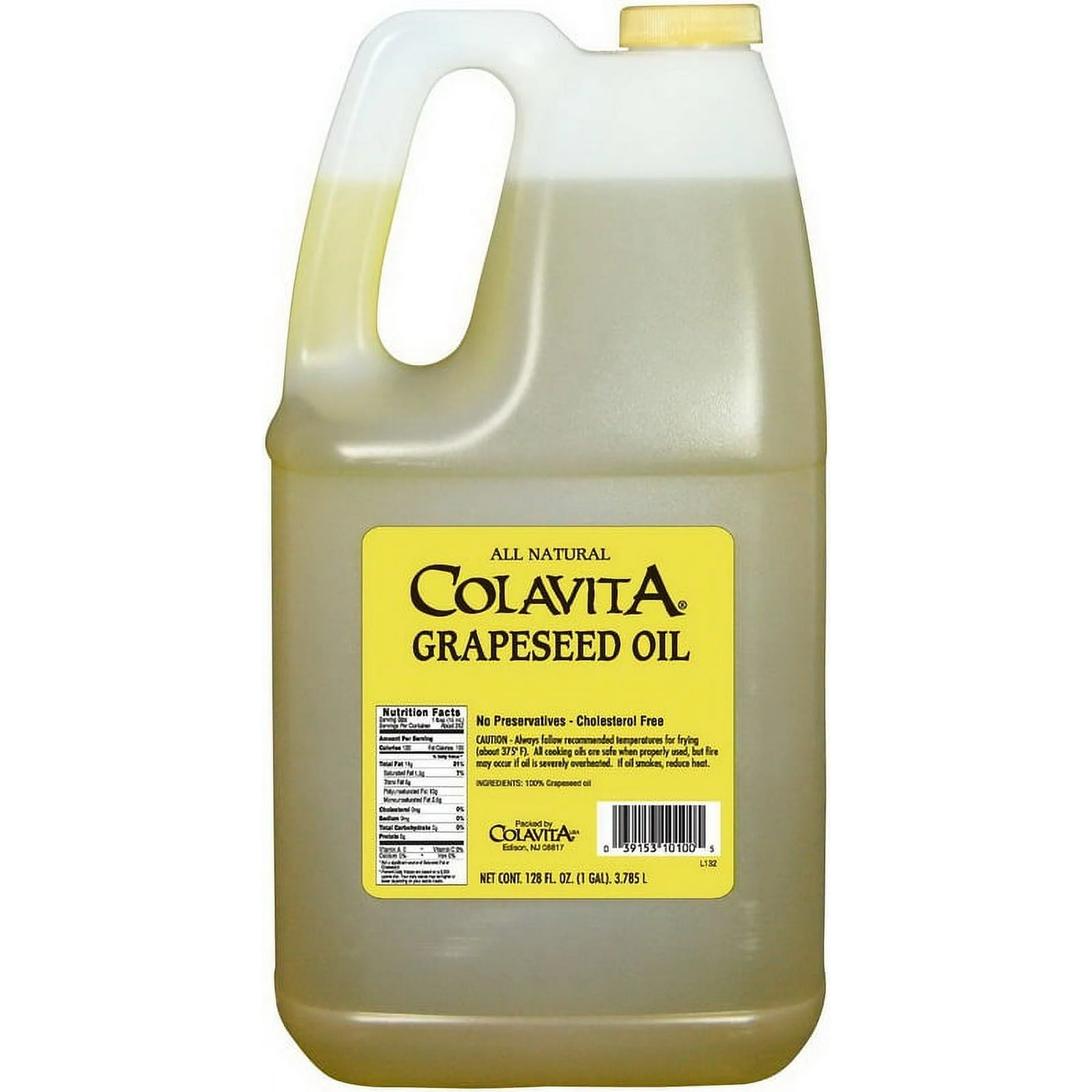 Colavita L132 Grapeseed Oil Plastic Jug 1 Gallon 6-1 Gallon (Price/case)