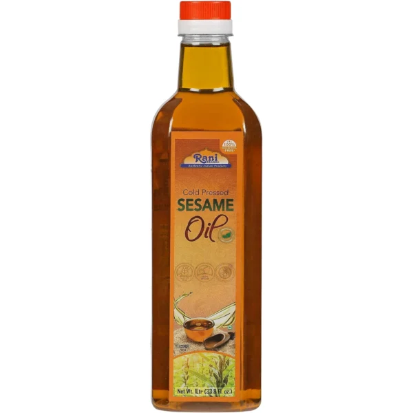 Rani Sesame Oil 33.8 Ounce (1 Liter) Cold Pressed