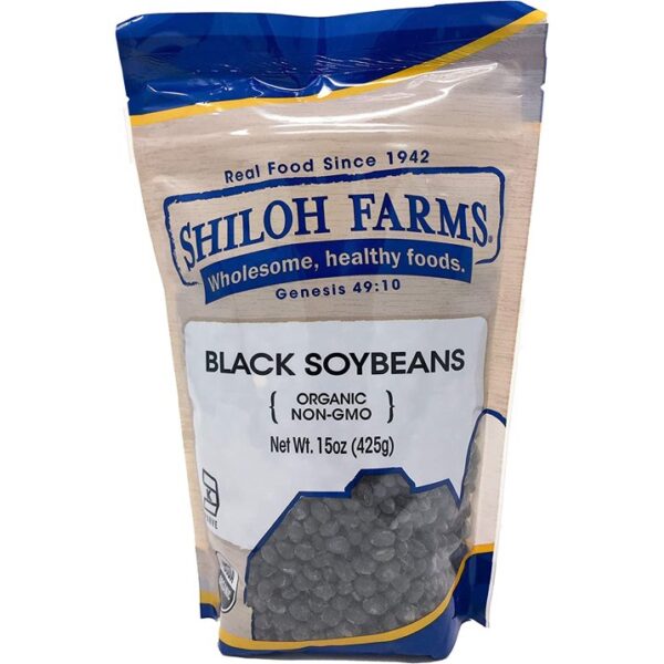 Shiloh Farms Organic Black Soybeans - 15 oz