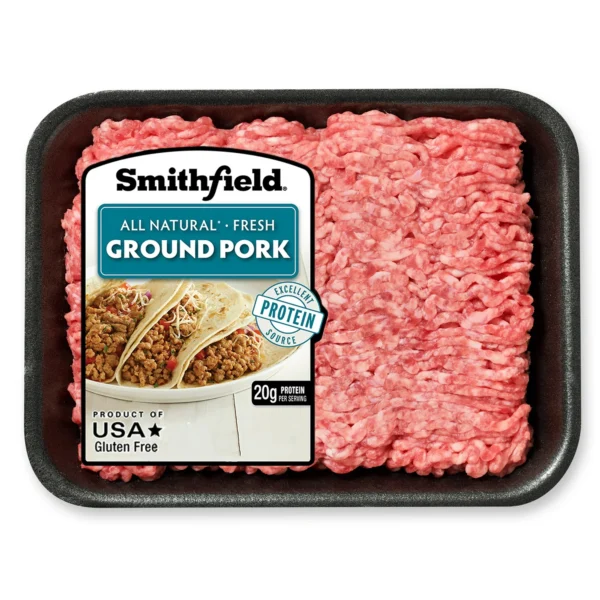 Smithfield All Natural Fresh Ground Pork, 1.5 lb
