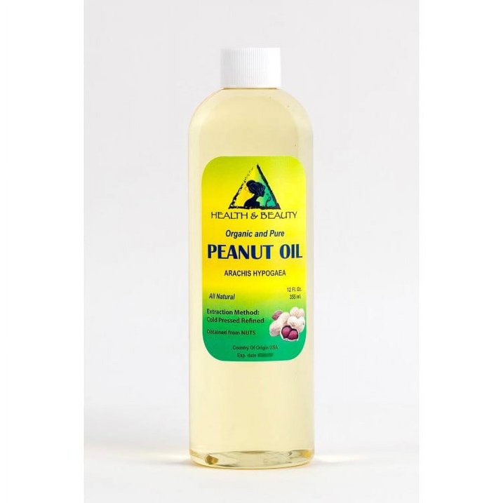 PEANUT OIL REFINED ORGANIC CARRIER COLD PRESSED 100% PURE 36 OZ