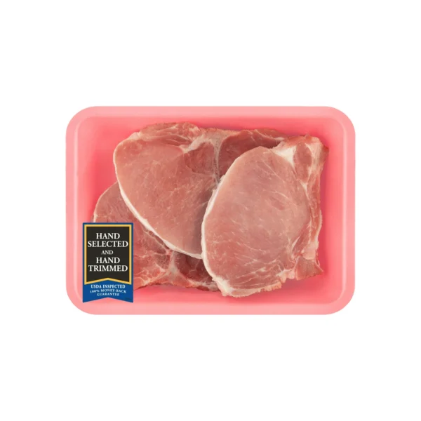 Pork Center Cut Loin Chops Bone-In, 1.1 - 2.6 lb Tray
