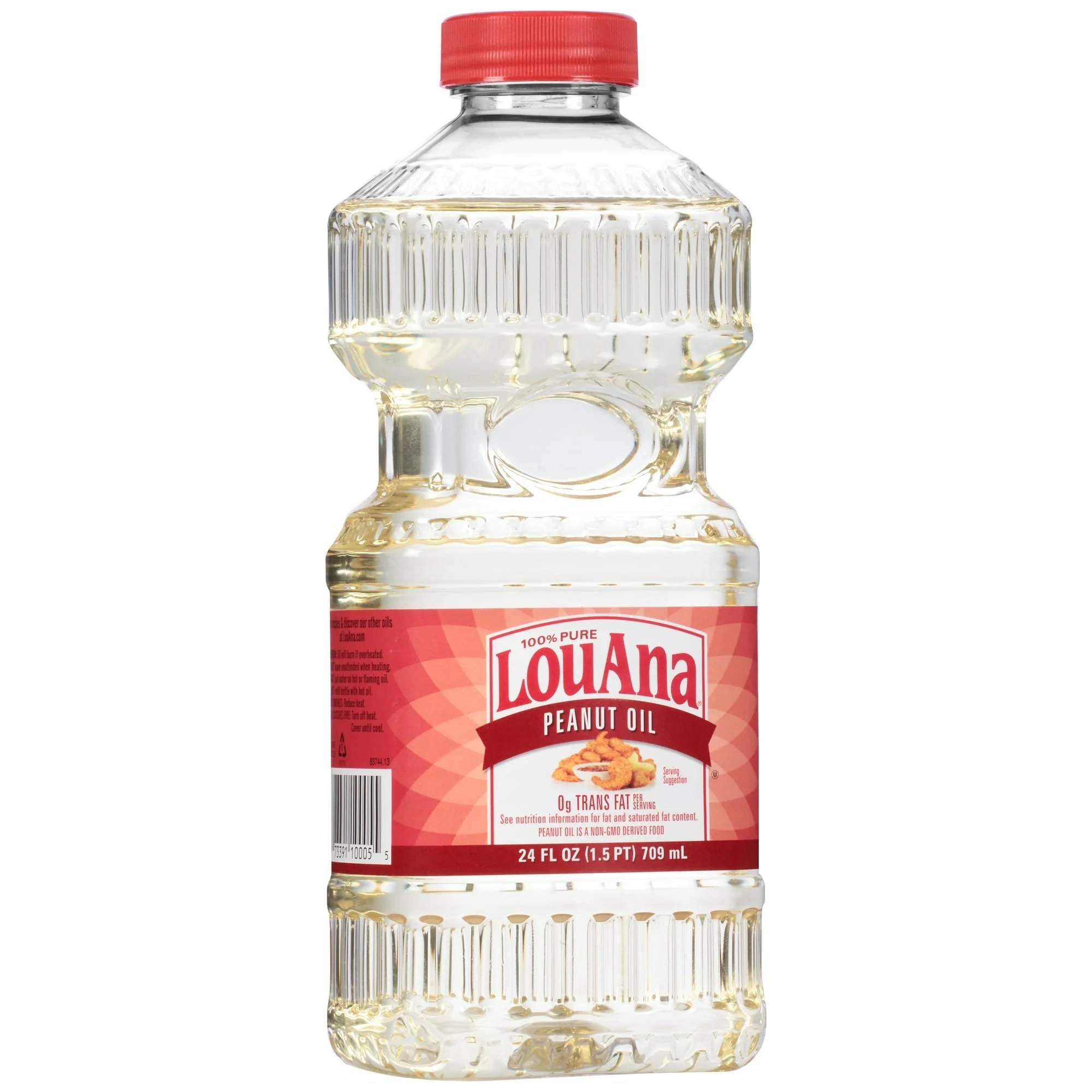 LouAna 100% Pure Peanut Oil 24 fl. oz. Bottle - Image 5