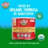 Earth's Best Organic Dairy Powder Baby Formula with Iron DHA & ARA, 21 oz Canister - Image 2