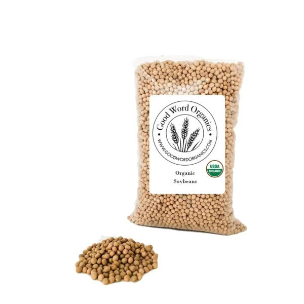 Good Word Organic Certified Organic Non-GMO Soybeans 5 lbs