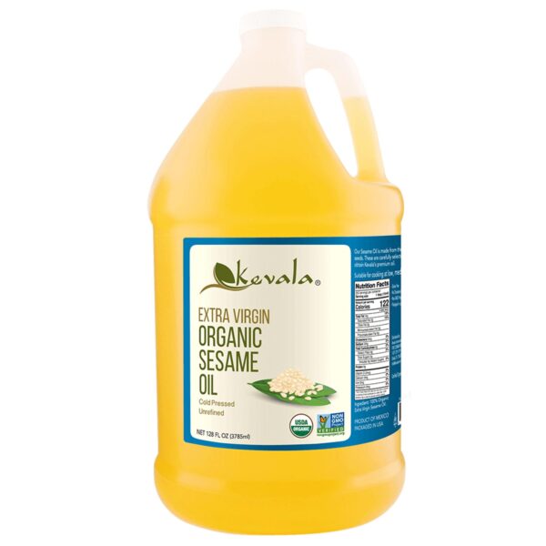 Kevala Organic Extra Virgin BDF32 Sesame Oil - Sesame Oil Organic