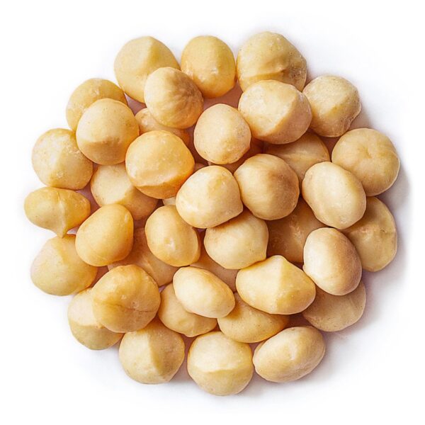 Organic Dry Roasted Whole Macadamia Nuts with Himalayan Salt