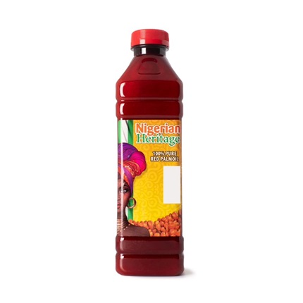 Nigerian Heritage 100% Red BDF32 Palm Oil 16.9 Fl Oz