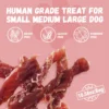 Pawmate Duck Jerky Dog Treats, Premium Jerky Healthy Snacks for Small Medium Large Dogs, 27-30ct Bag - Image 3