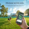 SATELLAI Wireless Fence GPS Dog Collar - AI Analysis,Precise Positioning, 5-Day Battery, IP68 Waterproof, Pink - Image 3