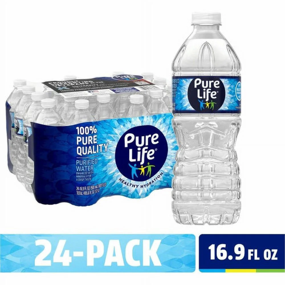 New Nestleee Pure Life Purified Water, 16.9 oz Bottle, 24/Carton,Each - Image 2