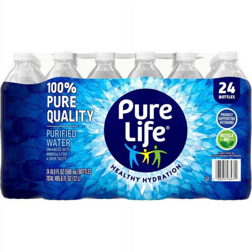 New Nestleee Pure Life Purified Water, 16.9 oz Bottle, 24/Carton,Each - Image 3