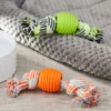 Vibrant Life Double Dental Dog Rope Toy, Small, Chew Level 1, 1 Pack - Image 2