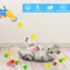 sixwipe 2 Pack Cat Toy Plush Ball Launcher Gun, Plush Ball Shooting Gun for Cats with 100 Pcs Pom Pom Ball for Indoor Cats - Image 3