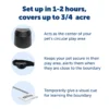 PetSafe Stay & Play Compact Wireless Fence for Dogs, Covers 3/4-Acre, Portable, Black - Image 3