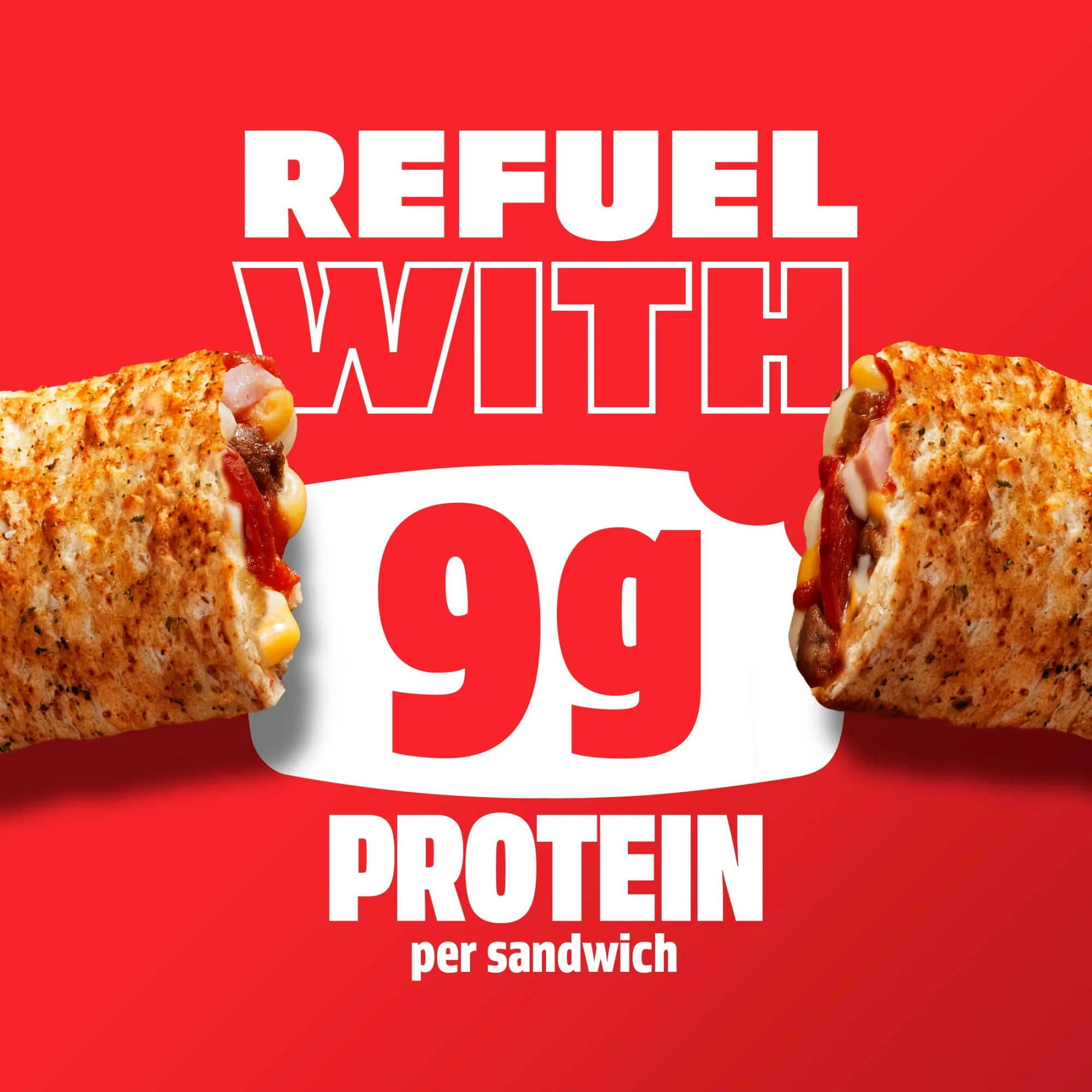 Hot Pockets Four Meat, Four Cheese Pizza Sandwich Snacks, 34 oz, 8 pack (Frozen) - Image 3