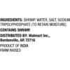 Great Value Frozen Raw Large Peeled & Deveined, Tail-off Shrimp, 2 lb (31-40 Count per lb), Value Bag - Image 5