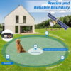 GPS Wireless Dog Fence System Electric Pet Collar with 3 Warning Modes Radius 25-999 Yards - Image 2