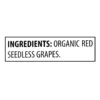 Fresh Organic Red Seedless Grapes, 2 lb Package - Image 3