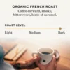 Peet's Coffee Organic French Roast Premium Dark Roast Ground Coffee, Arabica, 18 oz - Image 2
