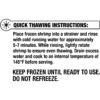 Great Value Frozen Raw Large Peeled & Deveined, Tail-off Shrimp, 2 lb (31-40 Count per lb), Value Bag - Image 4