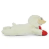 Multipet Jumbo Lamb Chop Plush Dog Toy with Squeaker, 18 inches - Image 3