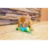 Vibrant Life Mesh Feather Ball Cat Toy, Green/Lime - Image 4