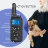Canivix Dog Training Electric Collar with Remote Waterproof 2600ft LED Light Beep Vibration for 2 Dogs - Image 5