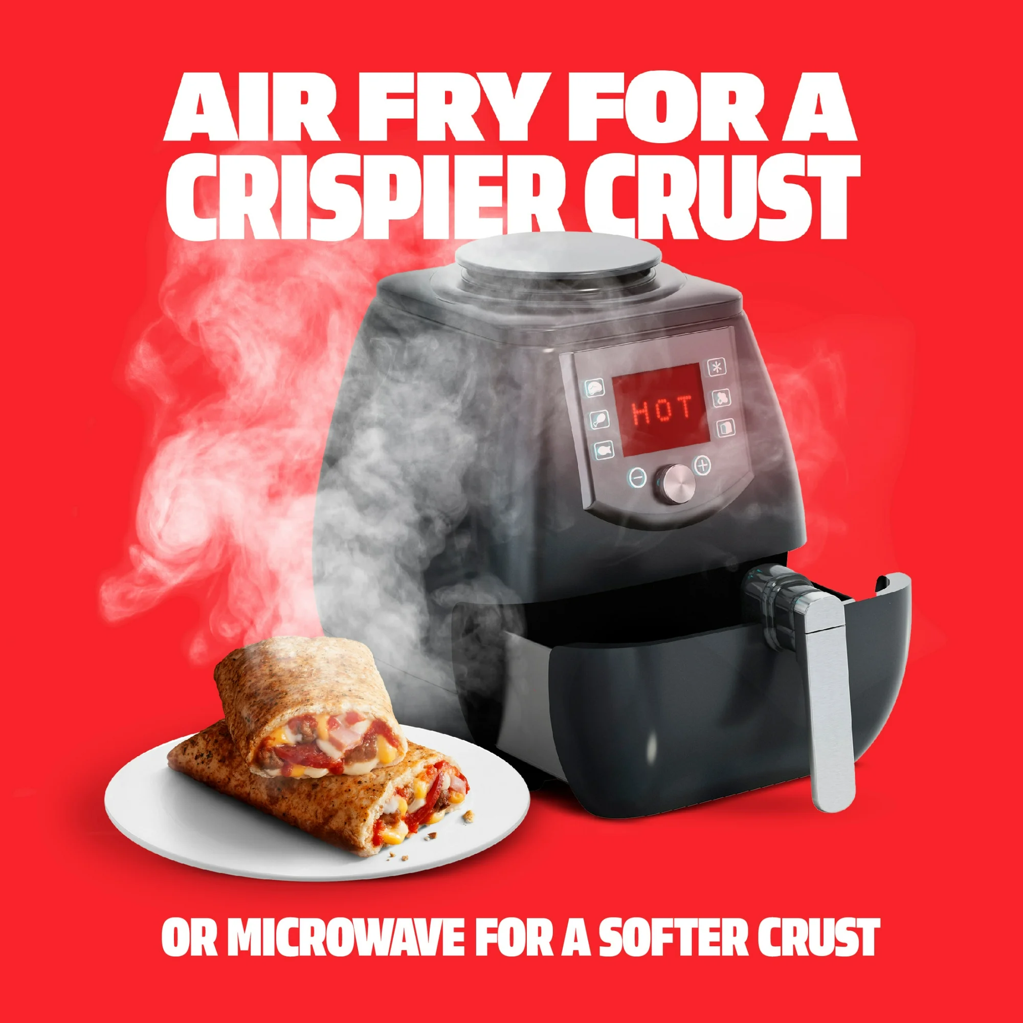 Hot Pockets Four Meat, Four Cheese Pizza Sandwich Snacks, 34 oz, 8 pack (Frozen) - Image 4