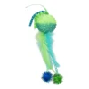 Vibrant Life Mesh Feather Ball Cat Toy, Green/Lime - Image 2