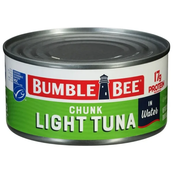 Bumble Bee Chunk Light Tuna in Water, 12 oz can