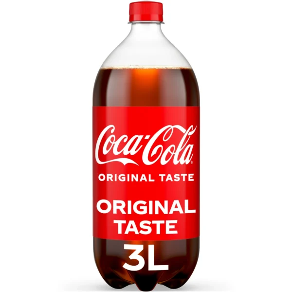 Coca-Cola Soda Pop, 3 Liters Bottle