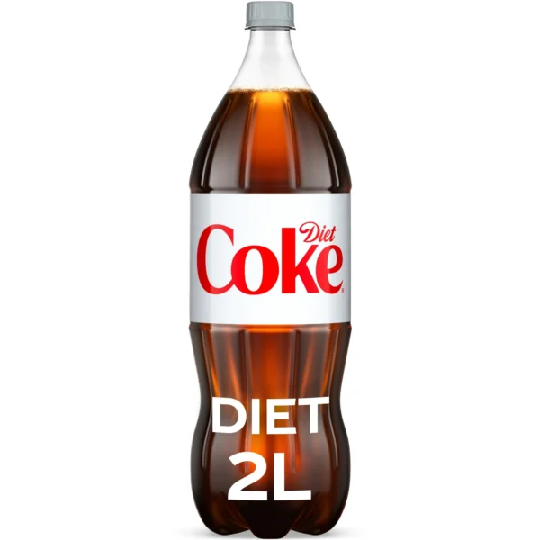 Diet Coke Diet Cola Soda Pop, 2 Liters Bottle