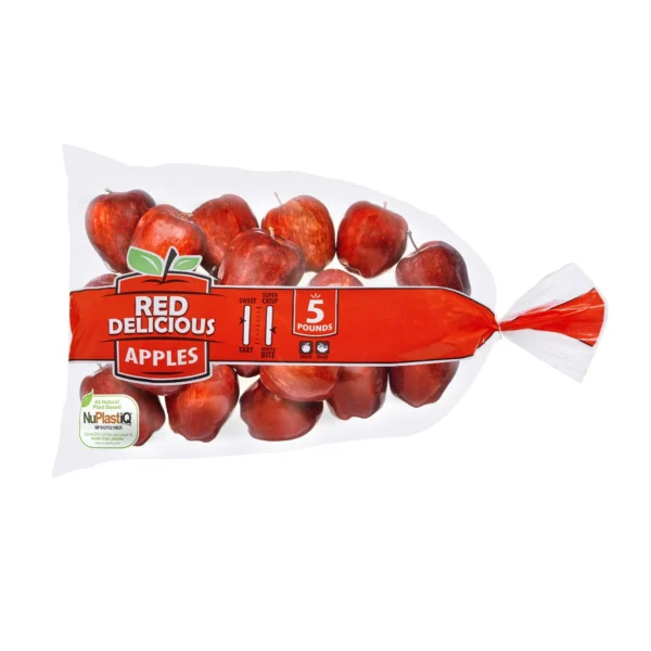 Fresh Red Delicious Apples, 5 lb Bag