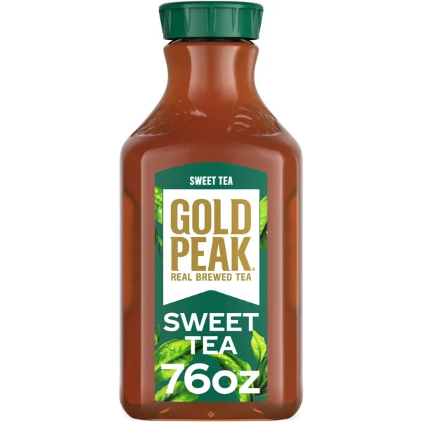 Gold Peak Sweetened Black Tea Bottle, 76 fl oz