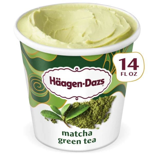Haagen Dazs Matcha Green Tea Ice Cream, Gluten Free, Kosher, 1 Package, 14oz