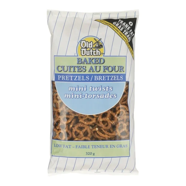 Old Dutch Baked Mini Twists Pretzels, 320g/11.3 oz. Bag