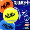 Nerf Dog Squeak Tennis Ball Dog Toy, 2.5 inch, 3 Pack - Image 2